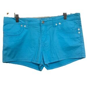 Guess Low Rise Micro Mini‎ Shorts Size 31 Booty Light  Blue